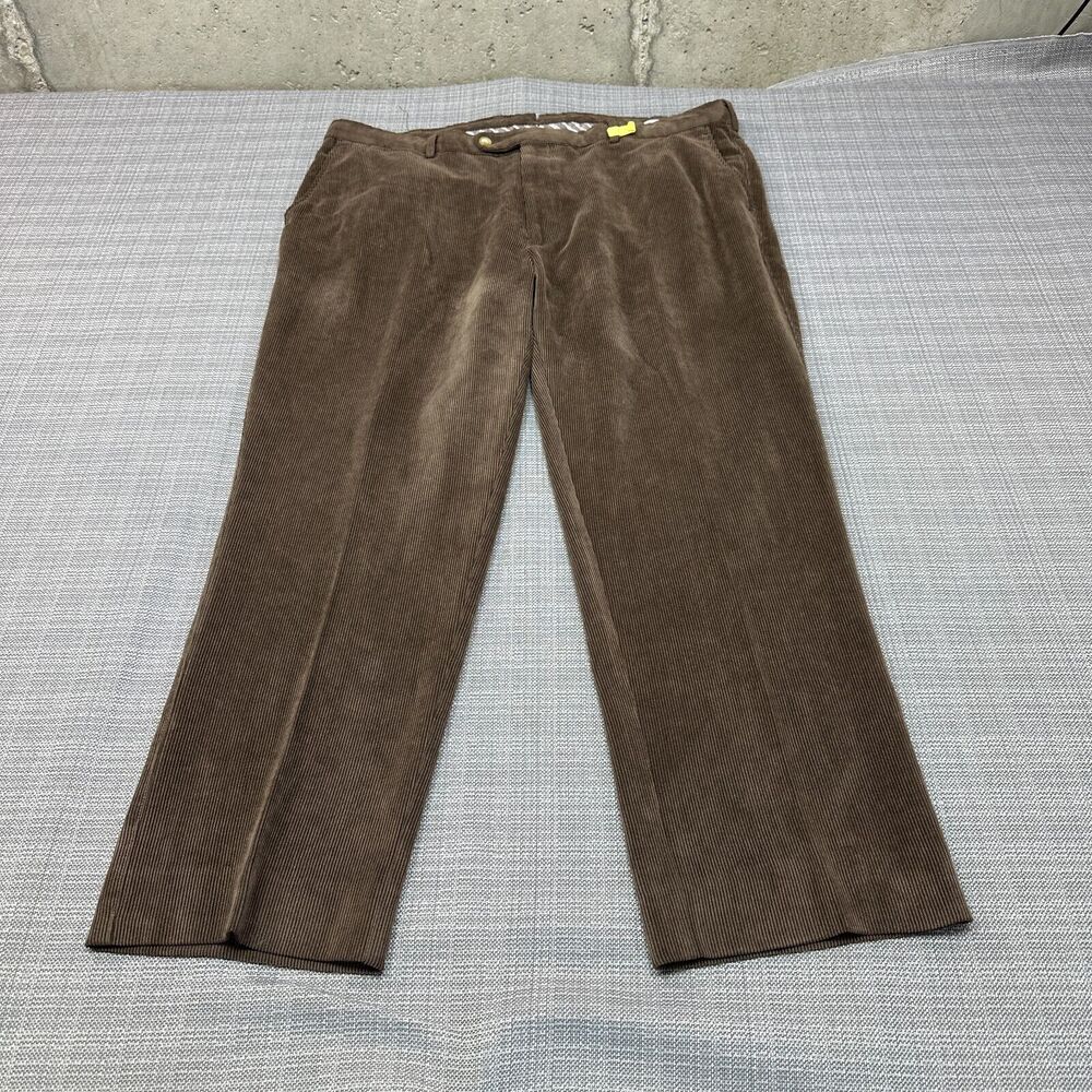 Peter Millar Pants Mens 40x29 Corduroy Nanoluxe Brown Cabin‎ Grandpa Old School